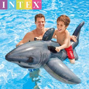 Intex Great White Shark Ride-On Inflatable Pool Float SKU:  57525EP