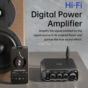 YS-LP3 2.0 Stereo Bluetooth 5.4 bảng khuếch đại Tpa3116 50W × 2 Hi-Fi Âm Thanh Với Bass/Treble Điều Khiển DC 12-24V