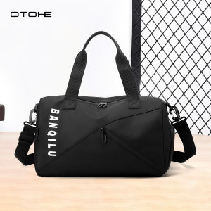 OTOHE กระเป๋าถือกระเป๋ากระเป๋าสะพายบ่าความจุขนาดใหญ่สำหรับผู้หญิงกระเป๋ากระเป๋ากันน้ำกระเป๋ากีฬาแห้งและเปียกกระเป๋ากีฬากระเป๋าออกกำลังกายกระเป๋าโยคะท่องเที่ยวแฟชั่น