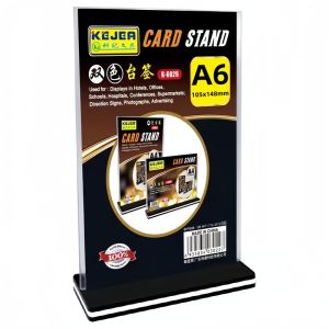 พร้องส่งป้ายตั้งโต๊ะ ป้ายอะคริลิค ป้ายโชว์สินค้า ป้าย ป้ายพลาสติกใส ป้ายโชว์สองหน้า ขนาดA4 A5 A6 แนวตั้ง แนวนอน