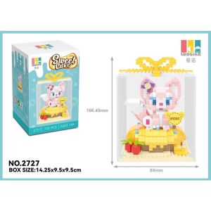 ⚠️现货⚠️ReadyStocks Disney LinaBell blocks 迪斯尼 玲娜贝儿 粉色小狐狸 新品卡通人物 微颗粒 创意 拼装积木玩具