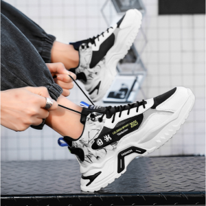 SINDBAB Mens shoes Korean sports casual thick mens fashion sports shoes running shoes dad mens hiking shoes ﻿