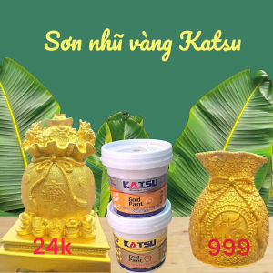 (HỘP 1KG) SƠN NHŨ VÀNG 999 HỆ NƯỚC NGOẠI THẤT