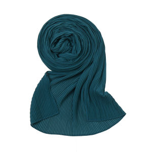 Jifang Plain Toothpick Wrinkle Crinkle Crumpled Bubble Chiffon Shawl Pashmina Head Scarf Wraps Muslim Hijabs Shawls YW88