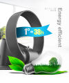 🔥BUY 1 SAVE ₱100 🔥 Philippine Free Shipping（COD） Portable Bladeless Fan 220V Rechargable Electric Fan Wall-mounted Fan with Remote Control Desk leaflessle Fan Air Conditioner Stand Fan no-Leaf air purifier fan For Home Office. 