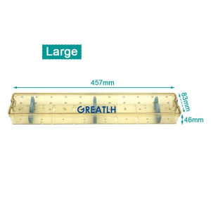 Plastic Endoscope Sterilization  Tray Case Endoscope Silica Gel Sterilization Tray Case2024