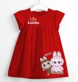 DRESS anak perempuan LITTLE LABUBU. 
