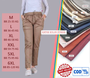 SUPER JUMBO 5L BAGGY NOBY PANTS / BIG SIZE PANTS / BAGGY PANTS / BAGGY PANTS JUMBO / Basic Pants / Celana Kerja / CELANA BAGGY HAREM / KATUN Strech