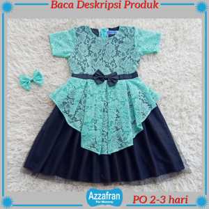 Lady Sansa Dress | Baju Brokat Anak Perempuan dan Dewasa | Kostum Pesta Ulang Tahun Brukat Couple