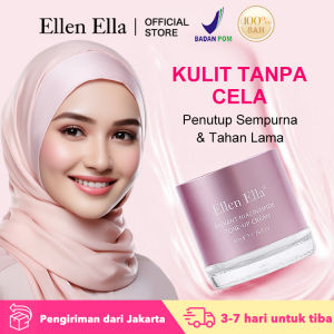 ELLEN ELLA 3-in-1 Tone Up Cream SPF25+ PA++ pemutih tabir surya dan krim BB-Direkomendasikan oleh salon kecantikan Korea Glass skin