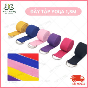 Dây Đai Tập Yoga 1m8  Dây Kéo Tập Yoga Sợi Cotton  Hỗ Trợ Kéo Giãn Các Khớp Chân Tay  Uốn Người Tập Yoga