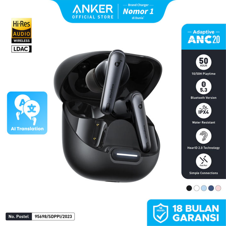 Soundcore by Anker Liberty NC Earbuds Bluetooth ANC Hi-Res