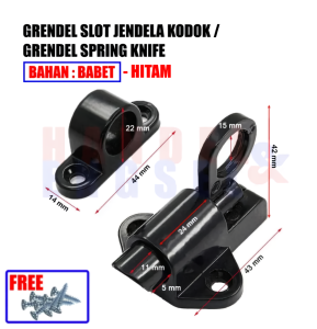 Spring Knip Jendela Slot Jendela Kecil Grendel Slot Jendela Aluminium