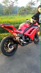KNALPOT RACING LEOVINCE COBRA RAINBOW PELANGI NINJA 250 FI KARBU R25 MT25 CBR250RR