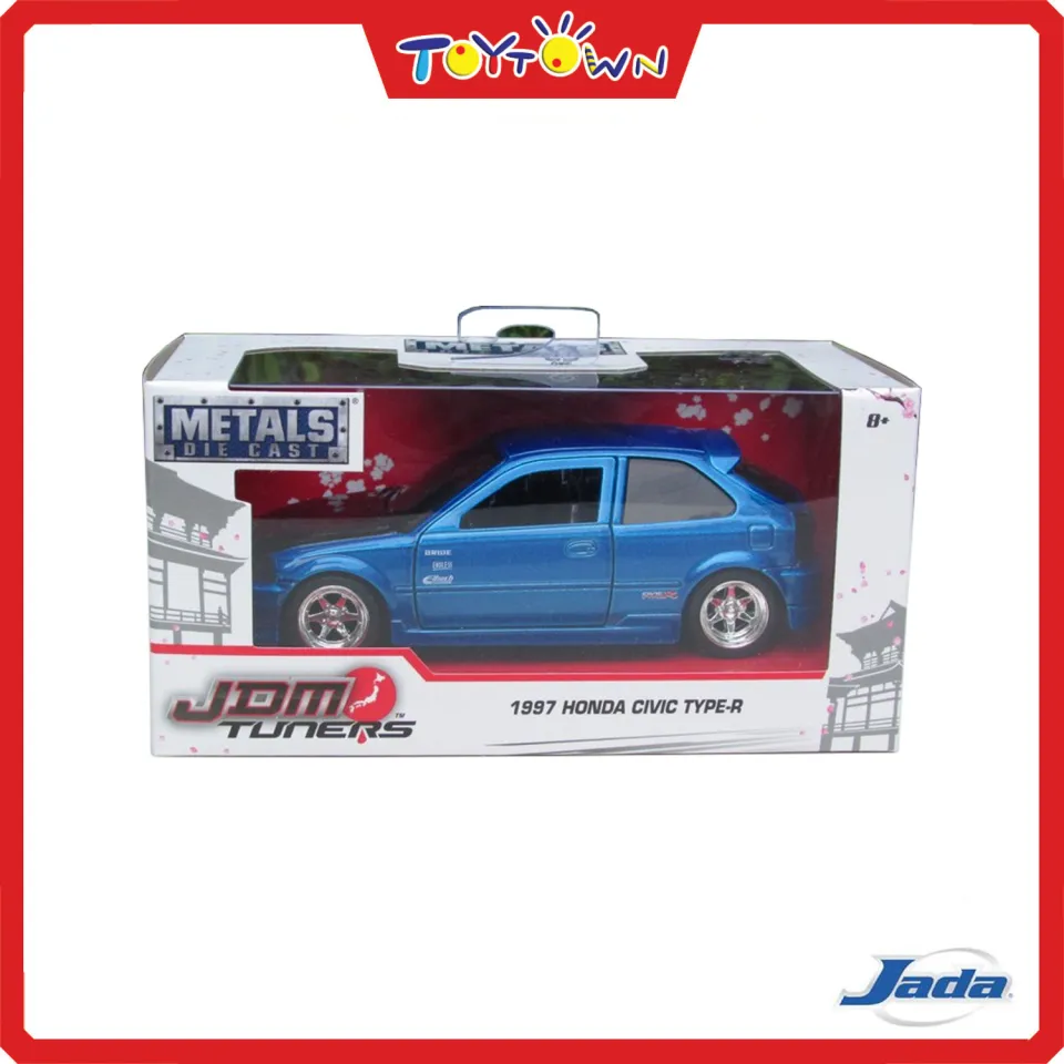Jada Toys JDM Tuners 1:32 Scale 1997 Honda Civic Type-R (Die