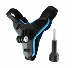 [cod] 4 in 1 full set of phone holder for motorcycle full face helmet holder chin holder for GoPro action camera helmet chin fixing accessories