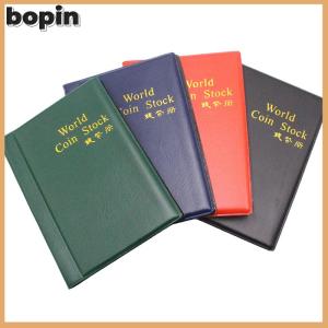Bopin สมุดสะสมเหรียญ120กระเป๋าอัลบั้มเก็บภาพสมุดสะสมเหรียญสมุดสะสมอัลบั้มรูปสมุดสะสมเหรียญ