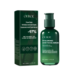 OUHOE Pure Hyaluronic Acid Serum Wrinkle Remover Fade Fine Lines Dark Spots Shrink Pores Firming W-hitening Facial Rejuvenates Serum Nourish Smoothing Rejuvenation Brighten Moisturizing