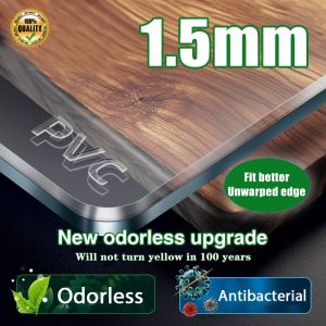 pvc table mat pvc table cover plastic cover pvc cloth top protector cloth waterproof oil-proof scratch mat cover table