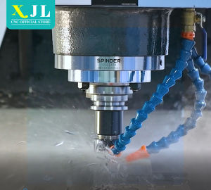 XJL Efficient aluminum milling Carbide End Mill Set 3 Flute DLC Nano Coating Efficient Milling Cutter router bit for aluminum cnc machine tool(Wave-Edge Efficiency)1pcs/5pcs