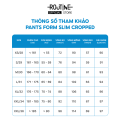 Quần Kaki Nam Dài Form Slim Cropped - Routine 10F24PCA034. 