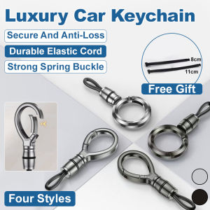 Key Pendant High Reliability Key Chain Simple and Fluid Safe and Anti-loss Spring Fashionable Atmosphere