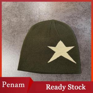 [PAM] New Niche Knitted Hat Womens Autumn And Winter Warm Pullover Cold Hat Street Photograph Concave Shape Wool Hat Trendy