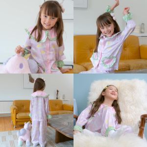 ผ้าซาตินพรีเมียม Godmami ชุดนอนเด็กนุ่มพริ้ว หลับสบาย คอลเลคชั่น Dream like a Unicorn รุ่น Little Bear’s Dream