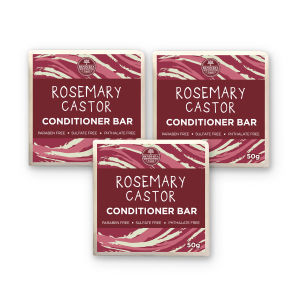3 PCS Bendurya Rosemary Castor Conditioner Bar (50g)