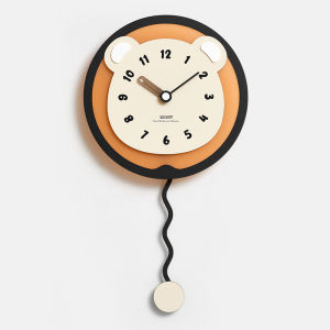 Minimalist Nordic Series Swing Wall Clock Art Hot Sale Vintage Clock Home Living Room Simple Balloon and Fashion Retro Creative Decorations 36*65cm