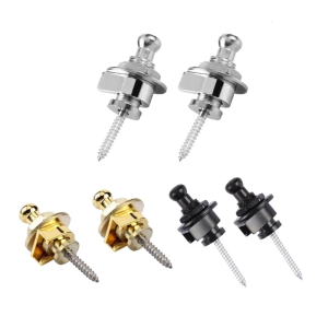Guitar Strap Locks Metal Guitar Strap Button Straplock Hold Buttons Security Quick Release and Retainer System