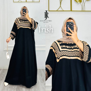 [UNGGULAN] IRISH KAFTAN ABAYA HOMEDRESS BAJU MUSLIMAH SIMPLE MEWAH ELEGAN LD 170 BAJU PENGAJIAN