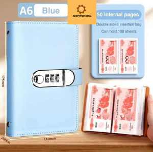 KW 100 Envelopes Money Saving Reusable Challeng Couple Saving Money Notebook Savings Binder Budget