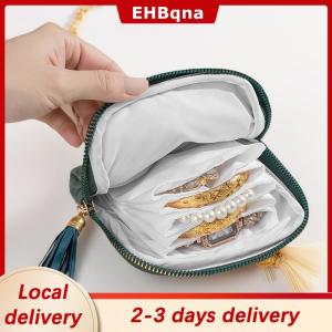 [COD]  HOT SALE Ship within 24 hours 5-Layer Jewelry Storage Bag Velvet Jewelry Pouch Bags For Watch Bracelet Rings Earrings Portable Travel Jewelry Case