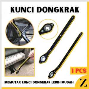 (BOS)Kunci Jack ratchet wrench cross tongkat besi alat pas tang putar pemut