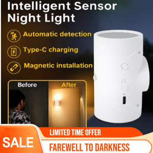 Intelligent Human Body Automatic Sensing Night Light Magnetic Charging Large Capacity/ 人体感应灯