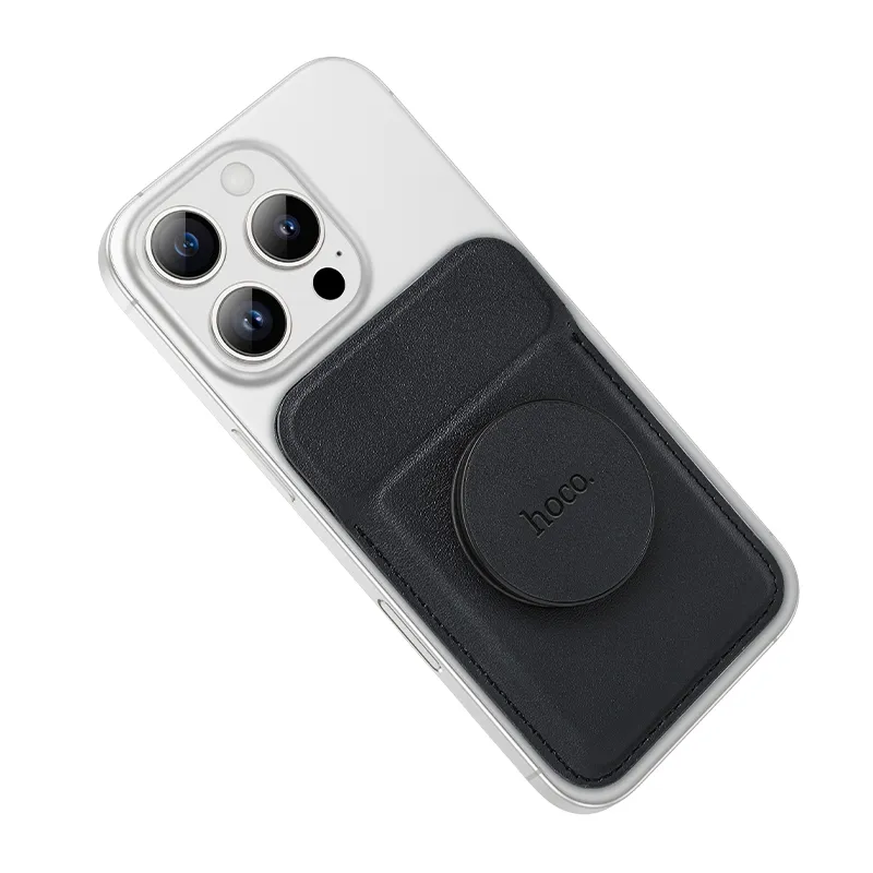 Hoco GT6 Joy Multi-function Magnetic Card Holder ที่เก็บการ์ดแม่เหล็กใช้ตั้งโทรศัพท์ได้