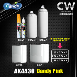2K Paint 【 AK4430 Candy Pink 】 CANDY SERIES Paint DIY Spray Cat Bancuh Kereta Merah Jambu