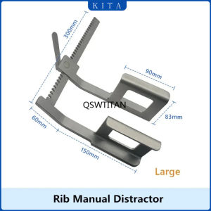 KITA Sternal Retractor Rib Retractor Finnochetto Rib spreader Stainless Steel Orthopedic Veterinary Instrument pet