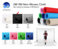 2mx3m Non-Woven Backdrop Cloth Professional Photo Studio Portrait Photography Props Backdrop Cloth with 7 colors for choosing 2x3 เมตรผ้าฉากหลังไม่ทอ มืออาชีพสตูดิโอถ่ายภาพถ่ายภาพอุปกรณ์ประกอบฉากฉากหลังผ้า มี7สีให้เลือกได้. 