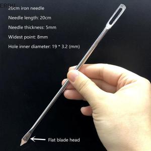 💕💞【Special price】ERDU 3ชิ้น ล็อตกางเกงหมวกแก็ปเข็มขนาดใหญ่สำหรับโรงงานใช้ร้อยเชือกเข็มตาขนาดใหญ่บรรจุด้ายหัวทื่อเครื่องมือเกลียว