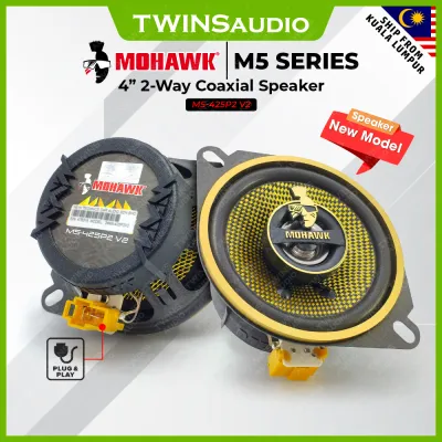 MOHAWK M5 V2 Series Car Speaker Plug & Play 2-Way Speaker For Perodua Axia Alza Myvi New Bezza Viva Ativa Aruz Saga BLM