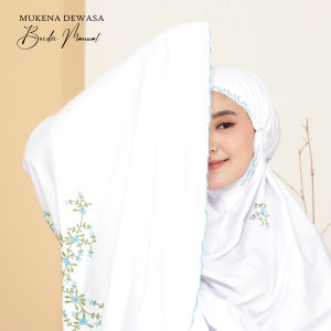 Mukena Dewasa Bordir Manual Katun Mikro