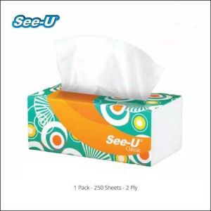 Tissue See U Facial 250 Sheets 2 Ply Murah Meriah / tisu sheet / tisu muka wajah See-u halus soft