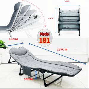 Sumika Giường Đơn Ngủ Trưa Văn Phòng  Cắm Trại Bệnh Viện Có Thể Gấp Gọn Tiện Lợi Giường Sumika 183181 298. Bảo hành 12 Tháng