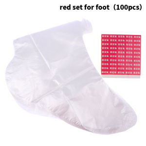 100Pcs Disposable Foot Masks Bags Foot Paraffin Bath Liners for Paraffin Wax Machine