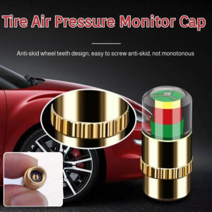 Tire Air Pressure Monitor Cap AntiSkid Wheel Teeth AntiTheft Car Sensitive Detection High-precision Auto Tire Pressure Alarm Valve Stem Caps