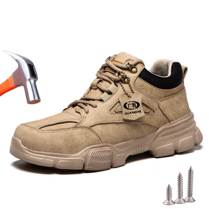 Work Safety Shoes Men Lightweight Safety Boots Indestructible Work Sneakers Kevlar Insole 1788