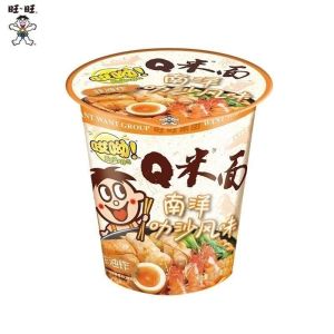 旺旺-Q米面-韩式泡菜风味/南洋叻沙风味/当归鸡风味 WANG WANG-Q Rice Noodles-Korean Kimchi Flavor/Nanyang Laksa Flavor/Angelica Chicken Flavor