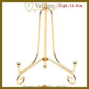 [Valitoo] Iron Display Stand Craft Bracket Book Holder Photo Pedestal Bowl Dish Frame Picture Plate Rack Easel Storage Decoration